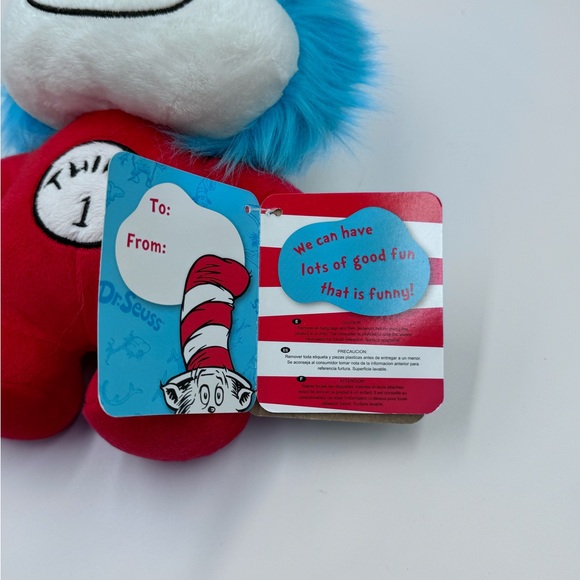 NWT Aurora® Whimsical Dr. Seuss™ Dood Plushie™ Thing One & Two Double Plushie - Picture 4 of 6